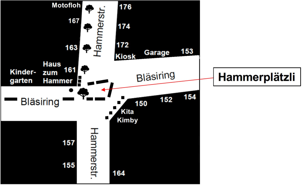 Lageplan PicNic auf dem Hammerplätzli
